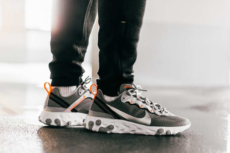 nike react element with jeans
