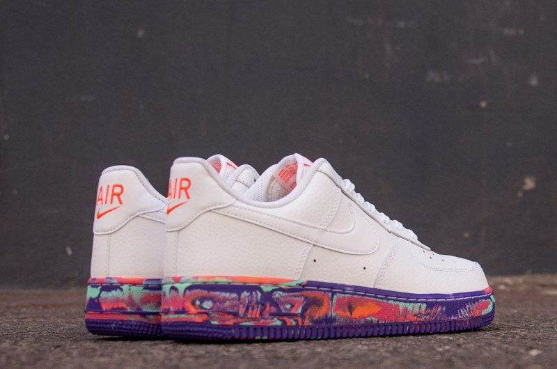 air force 1 colorful bottom